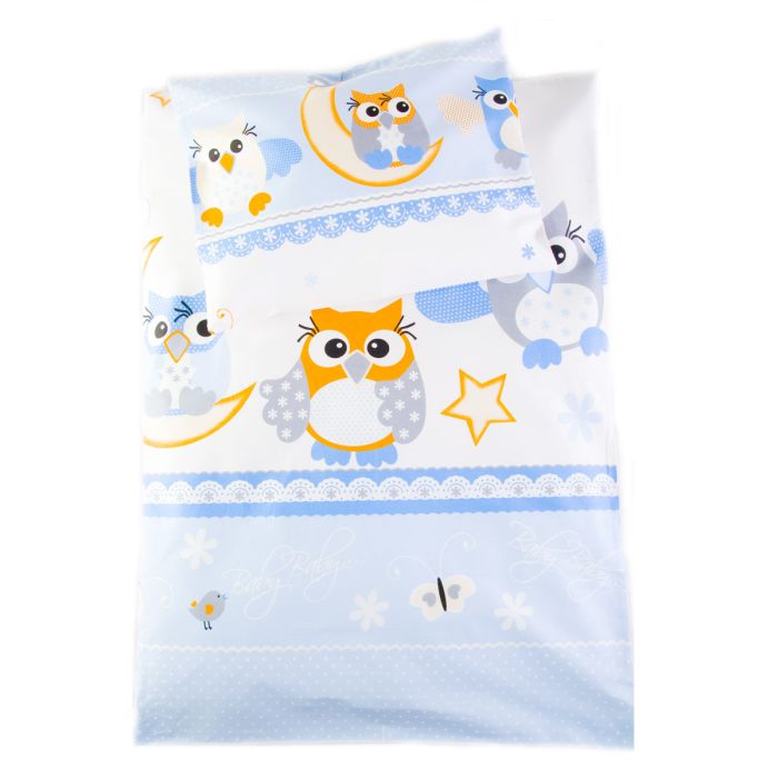 Vežimėlio užvalkalų komplektas "Saldūs sapnai" mėlynos sp.