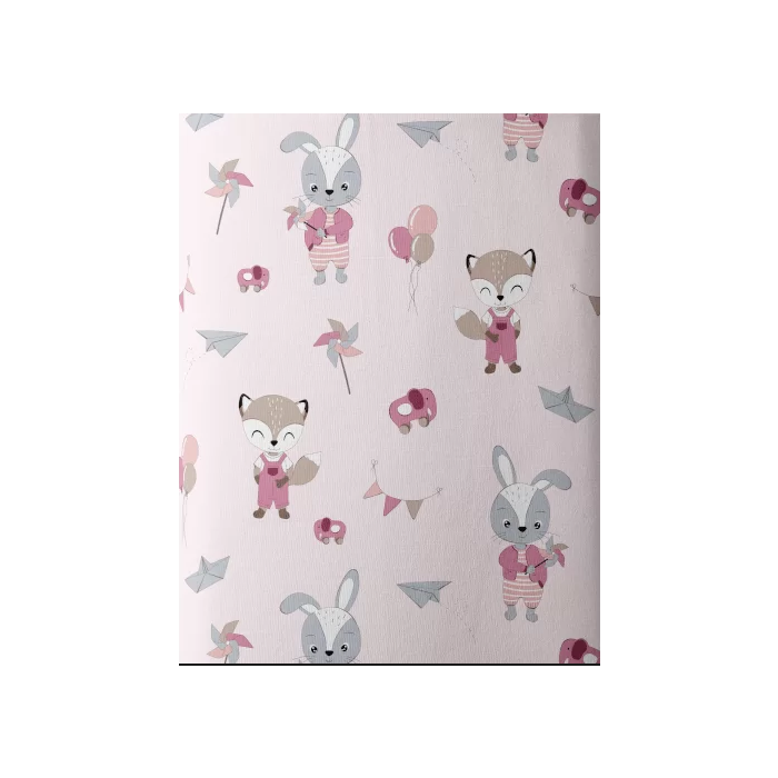 Medvilninė paklodė su guma kūdikiui 50x83 (galima rinktis spalvą)