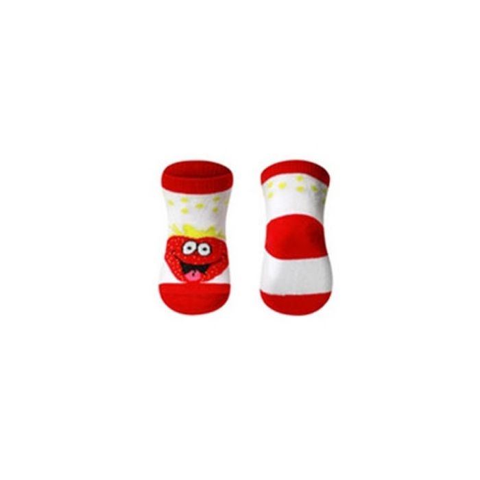 Medvilninės kojinytės kūdikiui 0+ raudonos