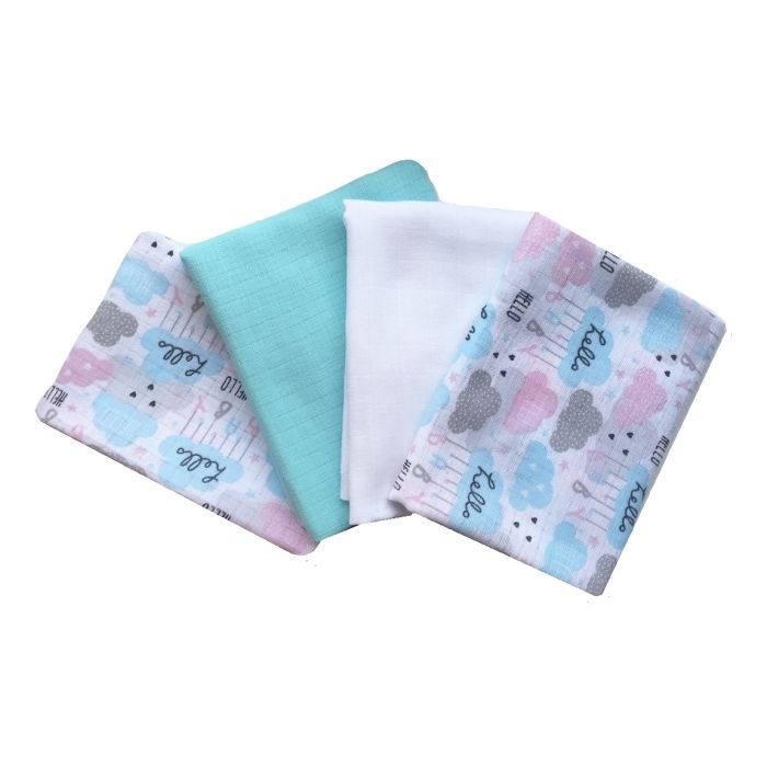 Vystyklų rinkinys kūdikiams iš marlės "Baby"