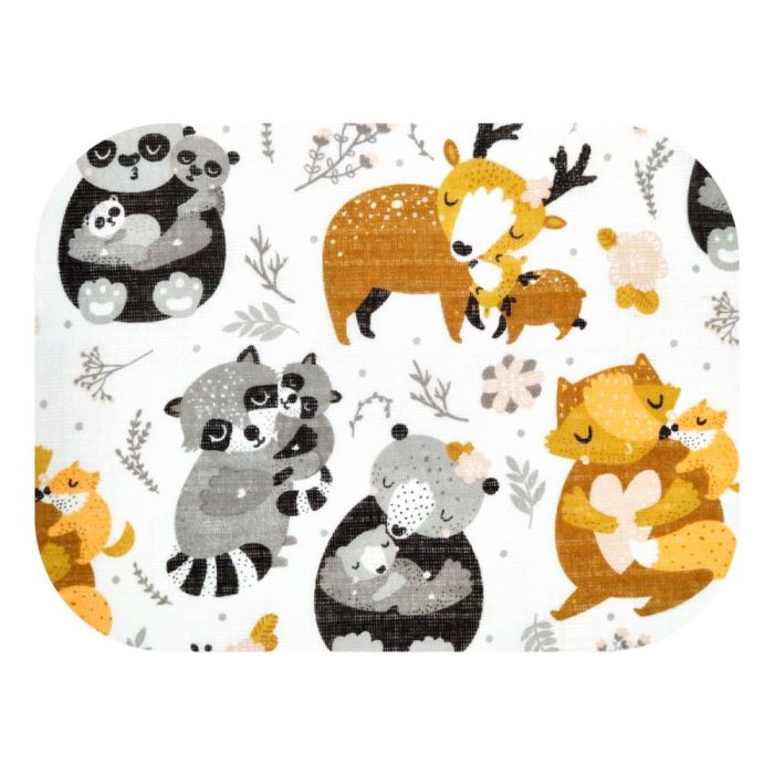 Vystyklas kūdikiui iš marlės lux 70x80cm "Mummy" 