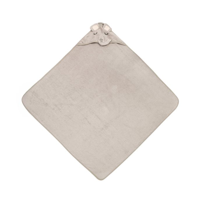 3D Rankšluostis kūdikiui "Elephant" su gobtuvu 100x100cm "frotte" 