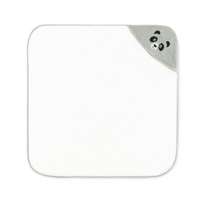 Rankšluostis vaikiškas su gobtuvu "Panda alabaster"