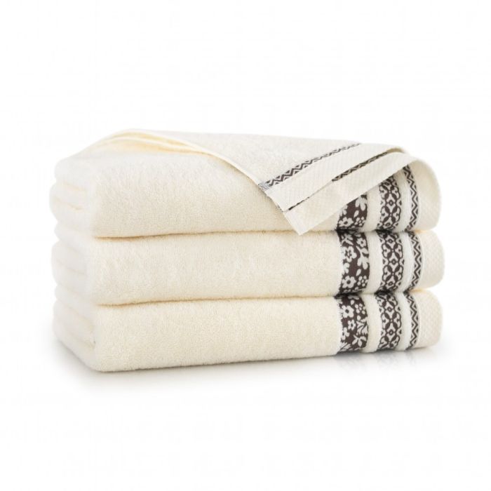 Rankšluostis "Palermo" 140x70 cm bežinės spalvos