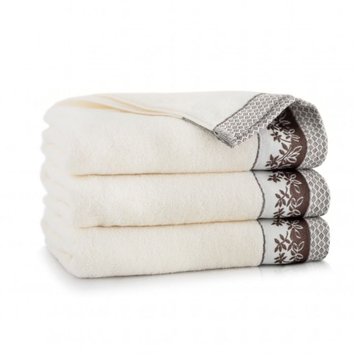 Rankšluostis "Ustica" 140x70 cm bežinės spalvos