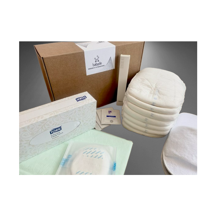 Gimdyvės rinkinys į ligoninę su sauskelnėmis "PANTS"