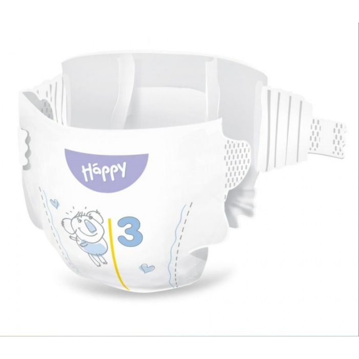 Sauskelnės kūdikiams BELLA Midi "3" 5-9kg 140 vnt Soft&Delicate