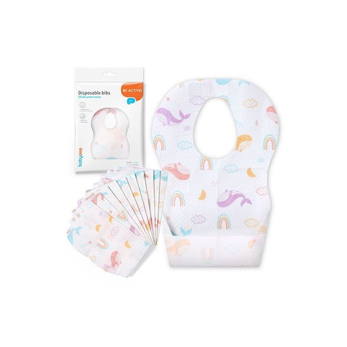 Vienkartiniai seilinukai kūdikiui N10