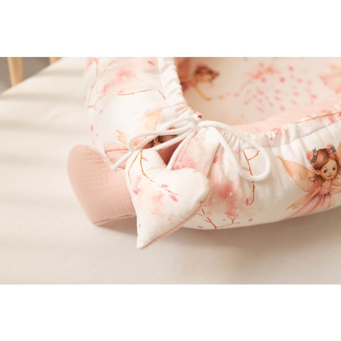 Kūdikio lizdelis iš muslino "Fairies" 