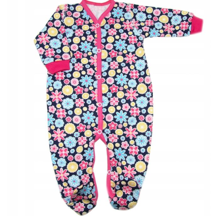 Šliaužtinukai kūdikiui "Flowers" -56 (0-1mėn)