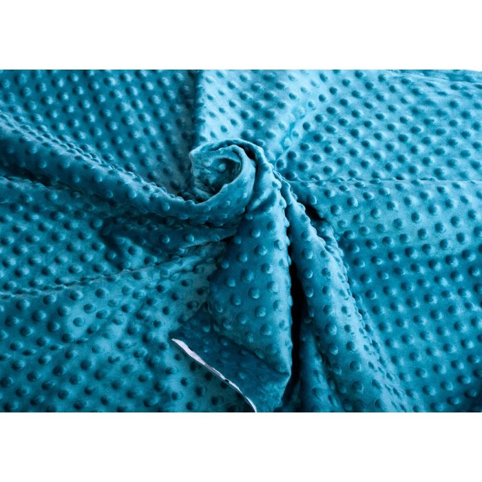 Pledas kūdikiui "Fox" 100x75cm  smaragdo spalvos