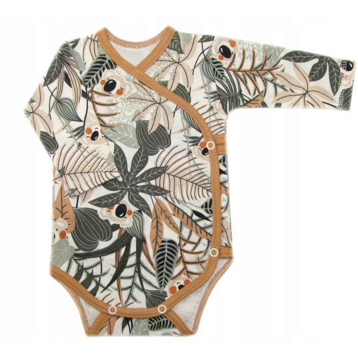 Drabužėliai kūdikiui "Tropics brown" 2 dalių 