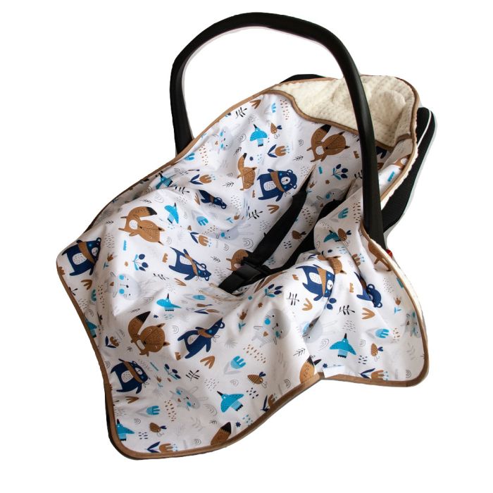 Pledas automobilinei kėdutei "Forest" 80x80 cm