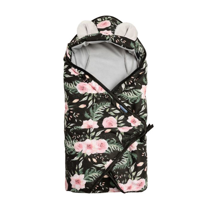 Pledas automobilinei kėdutei "Velvet flowers" 90x90 cm