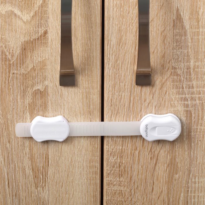 Universali apsauga stalčiams, durelėms baltos spalvos 4 vnt