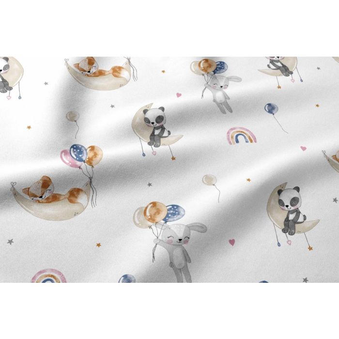 Patalynė kūdikiui 135x100 "Family party" + paklodė 120x60 