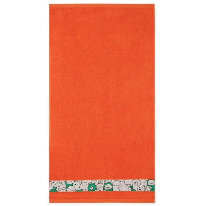 Rankšluostis "Happy faces" oranžinis