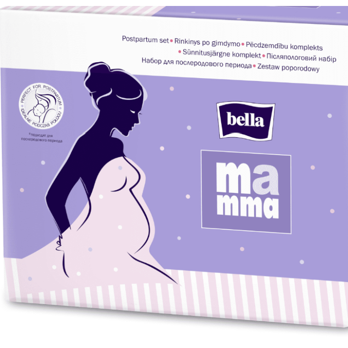 Rinkinys po gimdymo į ligoninę "Bella mamma" M/L