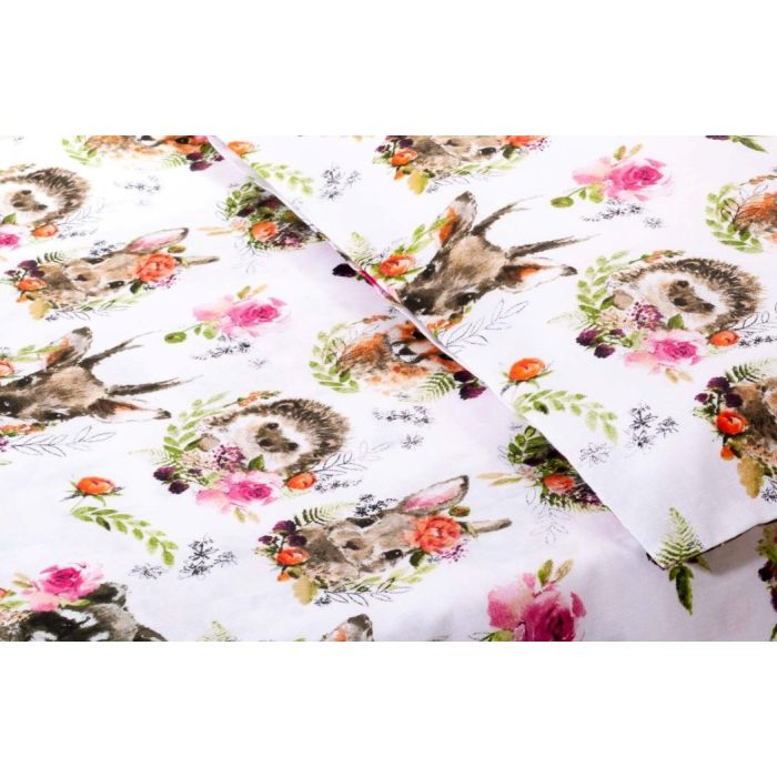 Paklodė su guma 38x80 "Cotton story" - medvilninė (galima rinktis spalvą)