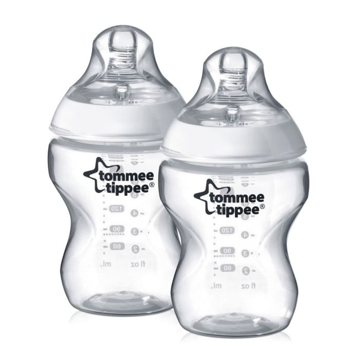 Kūdikio buteliukai "Tommee Tippee" su žinduku 0m+ 260ml 2vnt