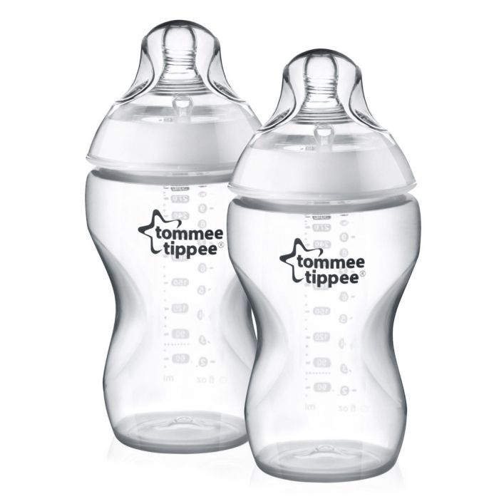 Kūdikio buteliukai "Tommee Tippee" su žinduku 3m+ 340ml 2vnt