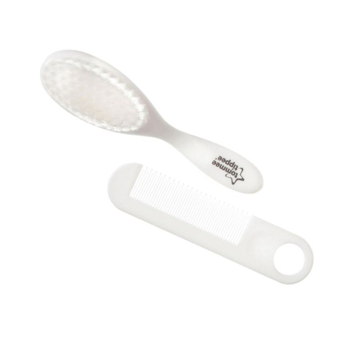 Tommee Tippee šepetys ir šukos baltos.sp.