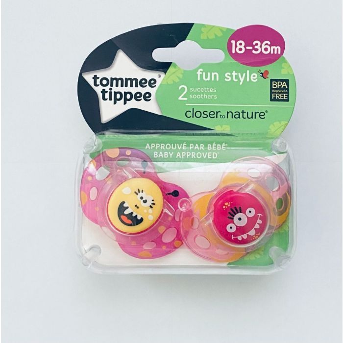 Čiulptukas Tommee Tippee "Fun Style" 6-18m 2vnt