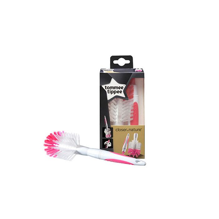 Šepetys buteliukų plovimui "Tommee Tippee" rož.sp.