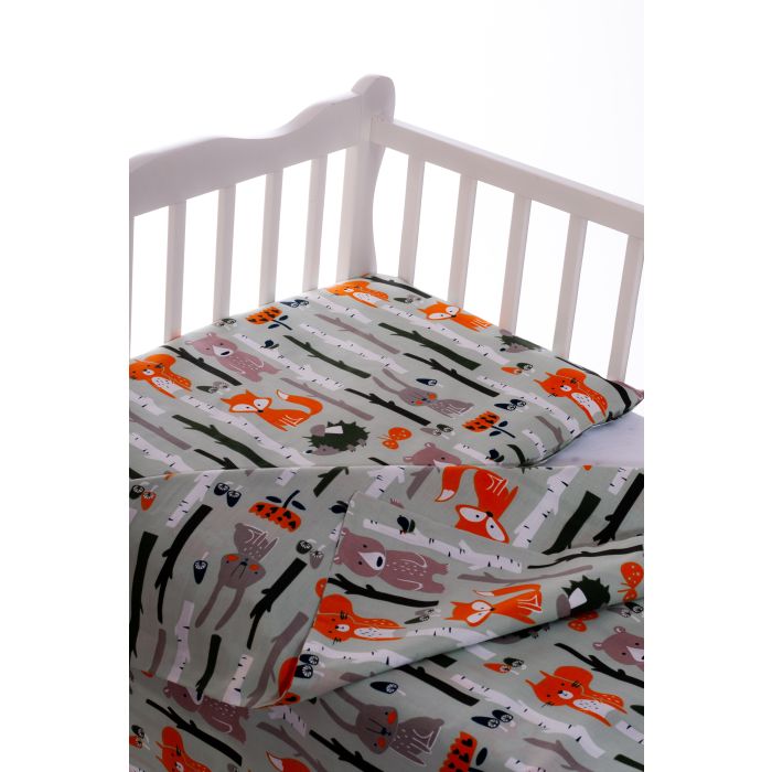 Patalynė kūdikiams 135x100 "Forest life" 