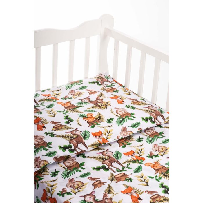 Patalynė kūdikiams 135x100 "Forest family"  