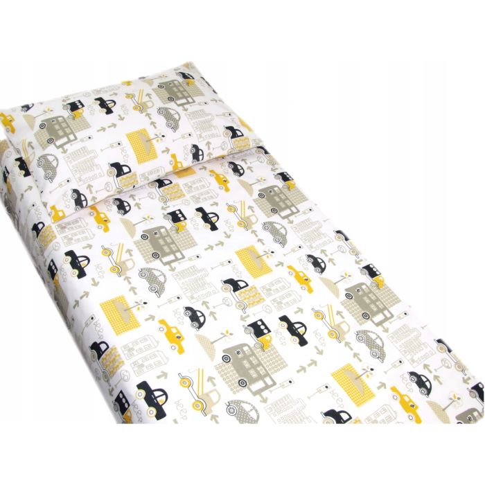 Patalynė kūdikiams 135x100 "Cars"  geltona