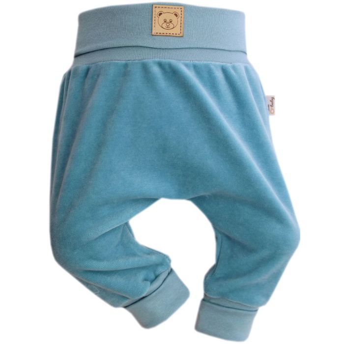 Veliūrinės kelnytės kūdikiui "Iceberg" be pėdučių
