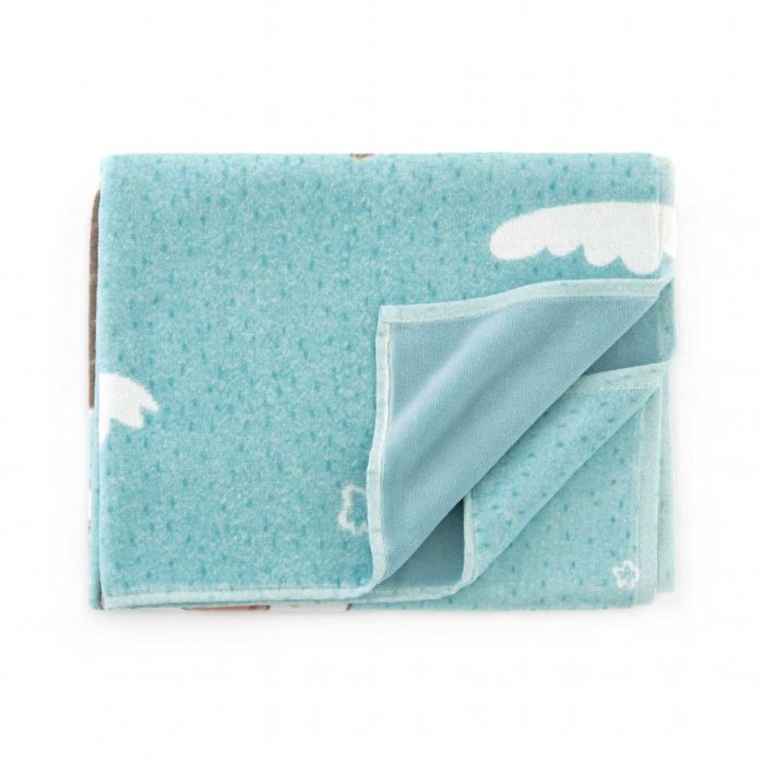 Minkštas veliūrinis pledas kūdikiui "Friends" 80x100 cm 