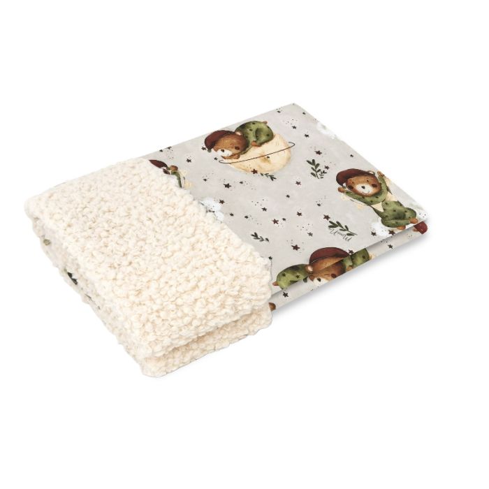 Pledas kūdikiui "Teddy" 100x70 cm winter