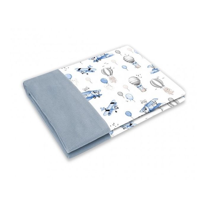 Pledas kūdikiui "Up blue" 100x70 cm 