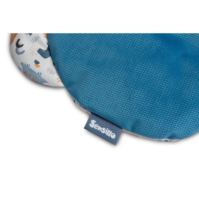 Komplektas kūdikiui "Dino" pledas 56x76 cm ir pagalvė 36x28 cm 