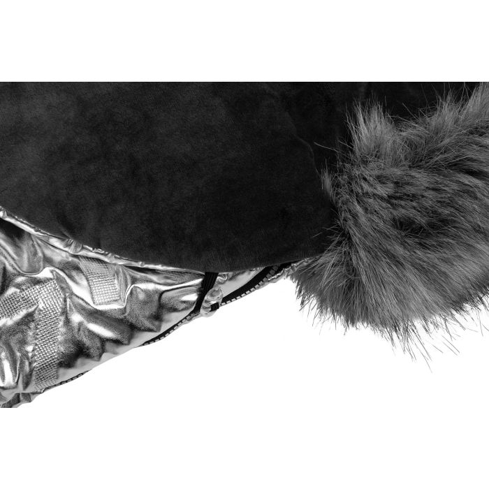 Šiltas miegmaišis - vokelis vežimėliui  "Aspen glamour" silver 