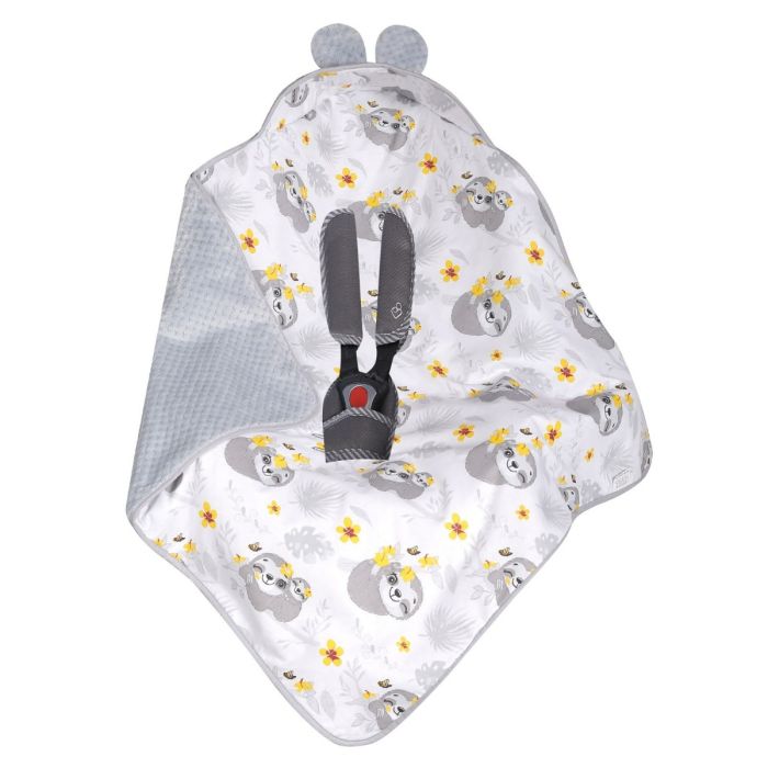 Pledas - vokelis automobilinei kėdutei "Dreamer" 80x80 cm pilkas