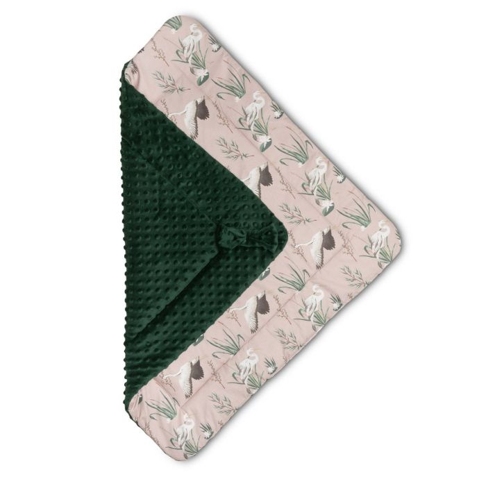 Dvipusis vokelis kūdikiui "Birds" žalias