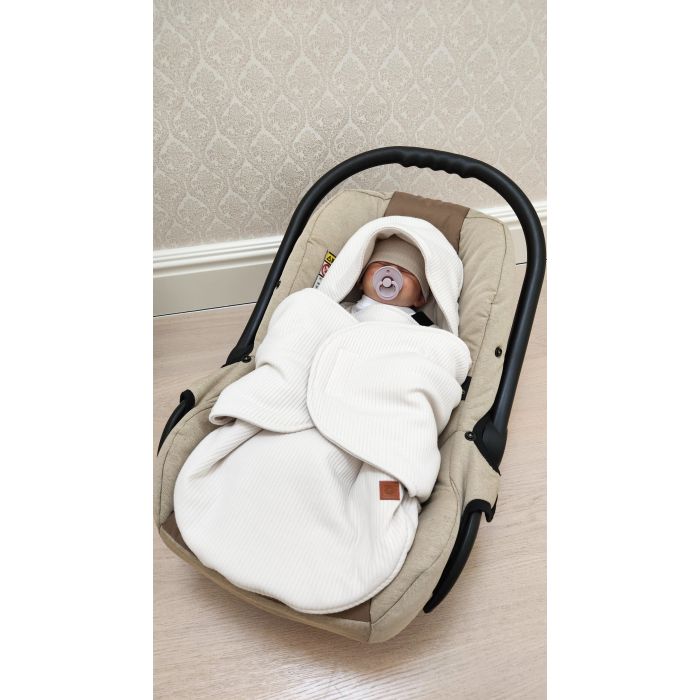 Pledas - vokelis automobilinei kėdutei "Interlock soft" pilkas