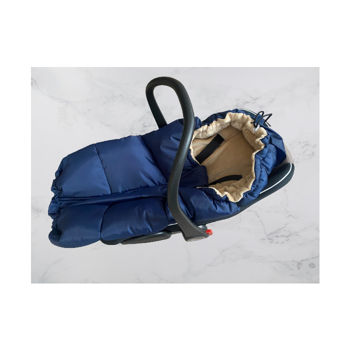 Šiltas miegmaišis - vokelis vežimėliui  "Combi polar" Graphite/Grey 