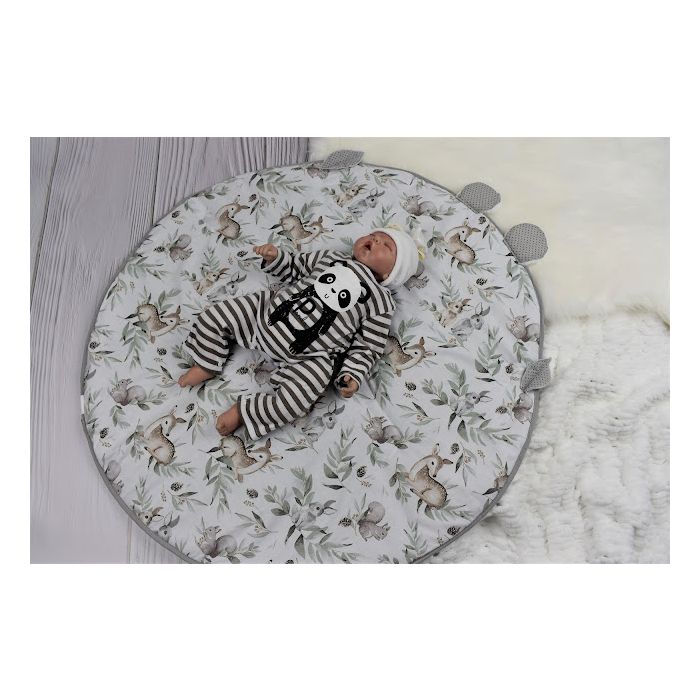 Vokelis - kilimėlis 2in1 kūdikiui "Deer" skersmuo 88 cm