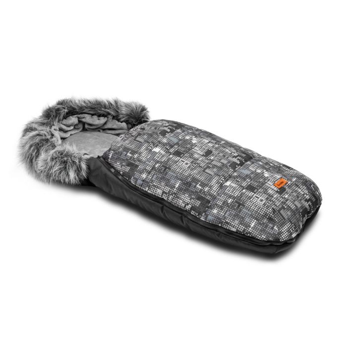 Šiltas miegmaišis - vokelis vežimėliui "Electra graphite" pilkas