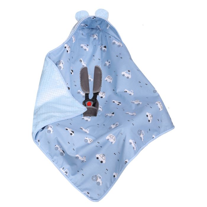 Pledas vokelis automobilinei kėdutei 80x80 cm "Traffic" 