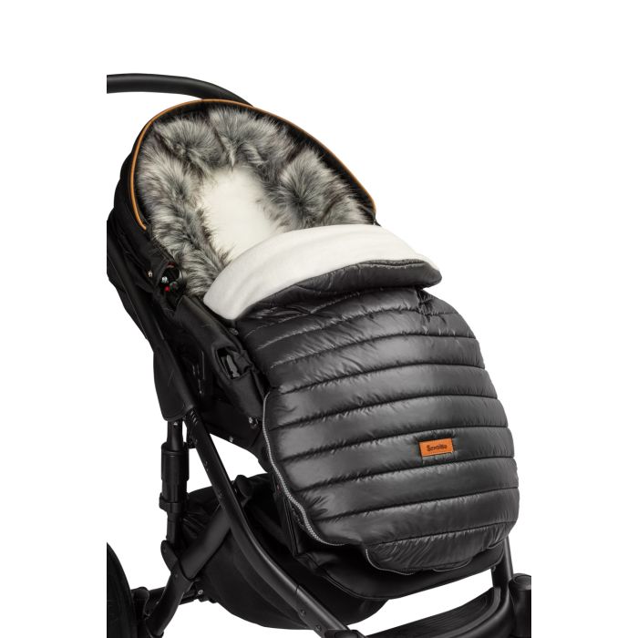 Šiltas miegmaišis - vokelis vežimėliui  "Tigi graphite" 