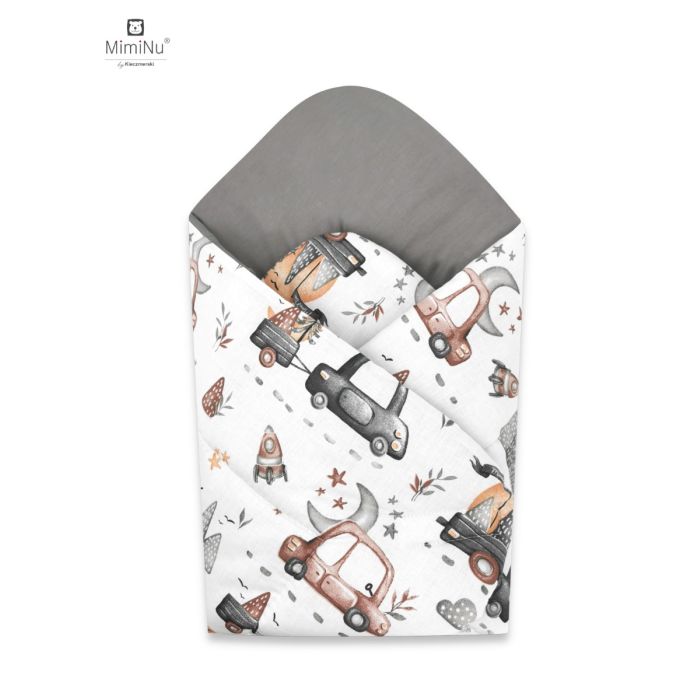 6 dalių kraitelis kūdikiui "On road grey"
