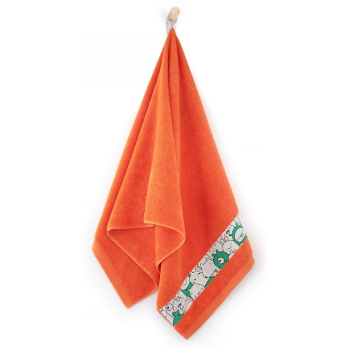 Rankšluostis "Happy faces" oranžinis