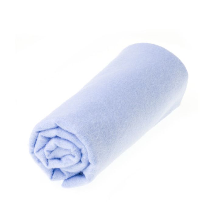 Vystyklas flanelinis 70x80cm mėlynos sp.