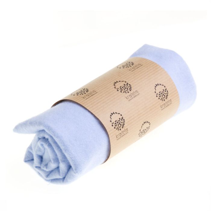 Vystyklas flanelinis 70x80cm mėlynos sp.