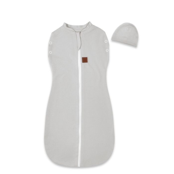 Vystyklas kokonas kūdikiui Teddy interlock super soft pilkas 